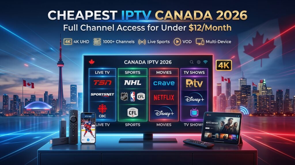 Cheapest IPTV Canada